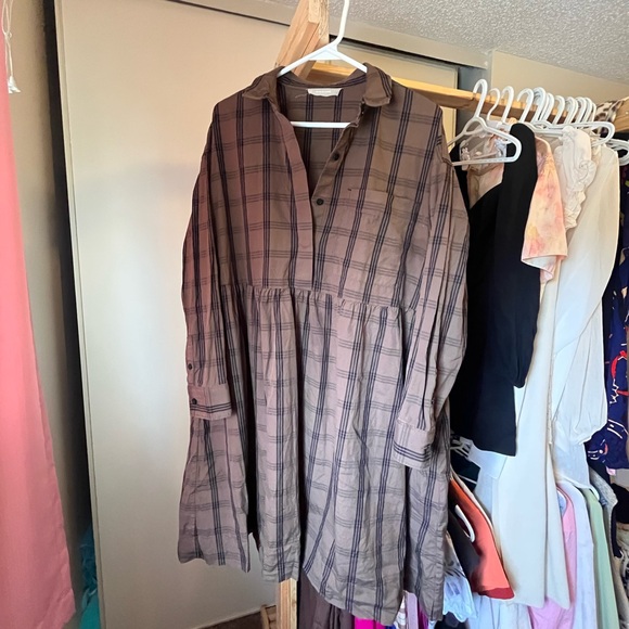 Everlane Plaid Dress - Picture 3 of 5